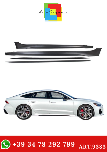 💫ART.9383 Set Minigonne Laterali RS7 Look per Audi A7 (4K) Sportback 2017+💫