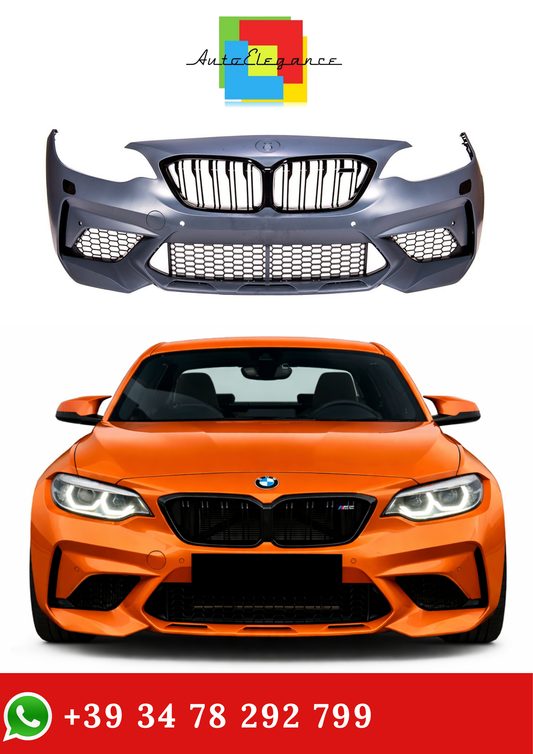 💫Paraurti Anteriore in Stile M2C con SRA per BMW Serie 2 (F22, F23) 2012+💫