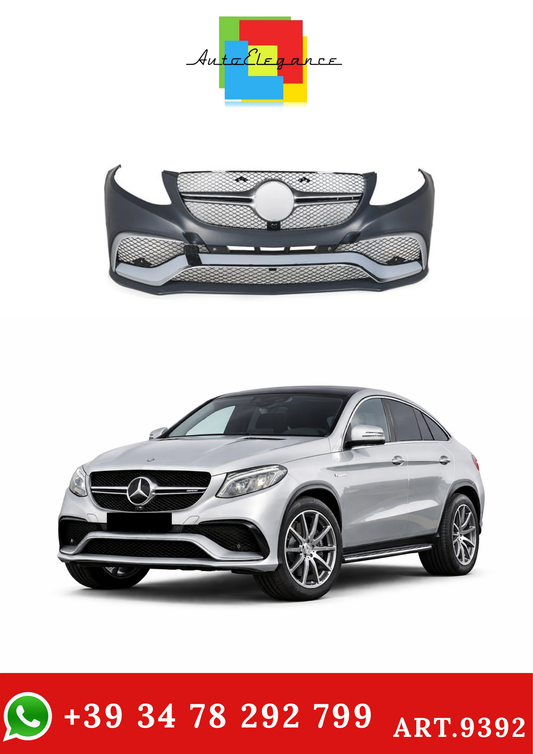 💫ART.9392 Paraurti Anteriore Stile GLE63 AMG per GLE Coupe (C292) 2015-2019💫