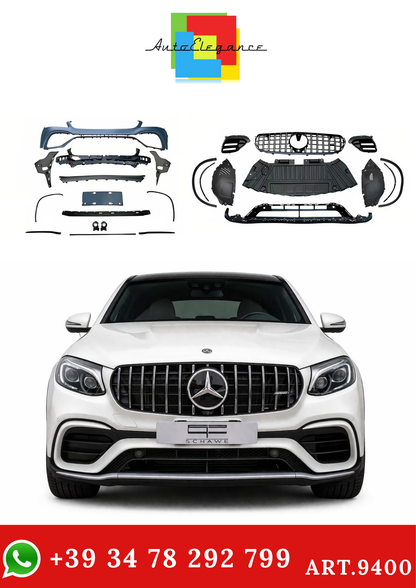 💫ART.9400 Paraurti Anteriore Stile GLC63 AMG per GLC X253 C253 (2015-2019)💫