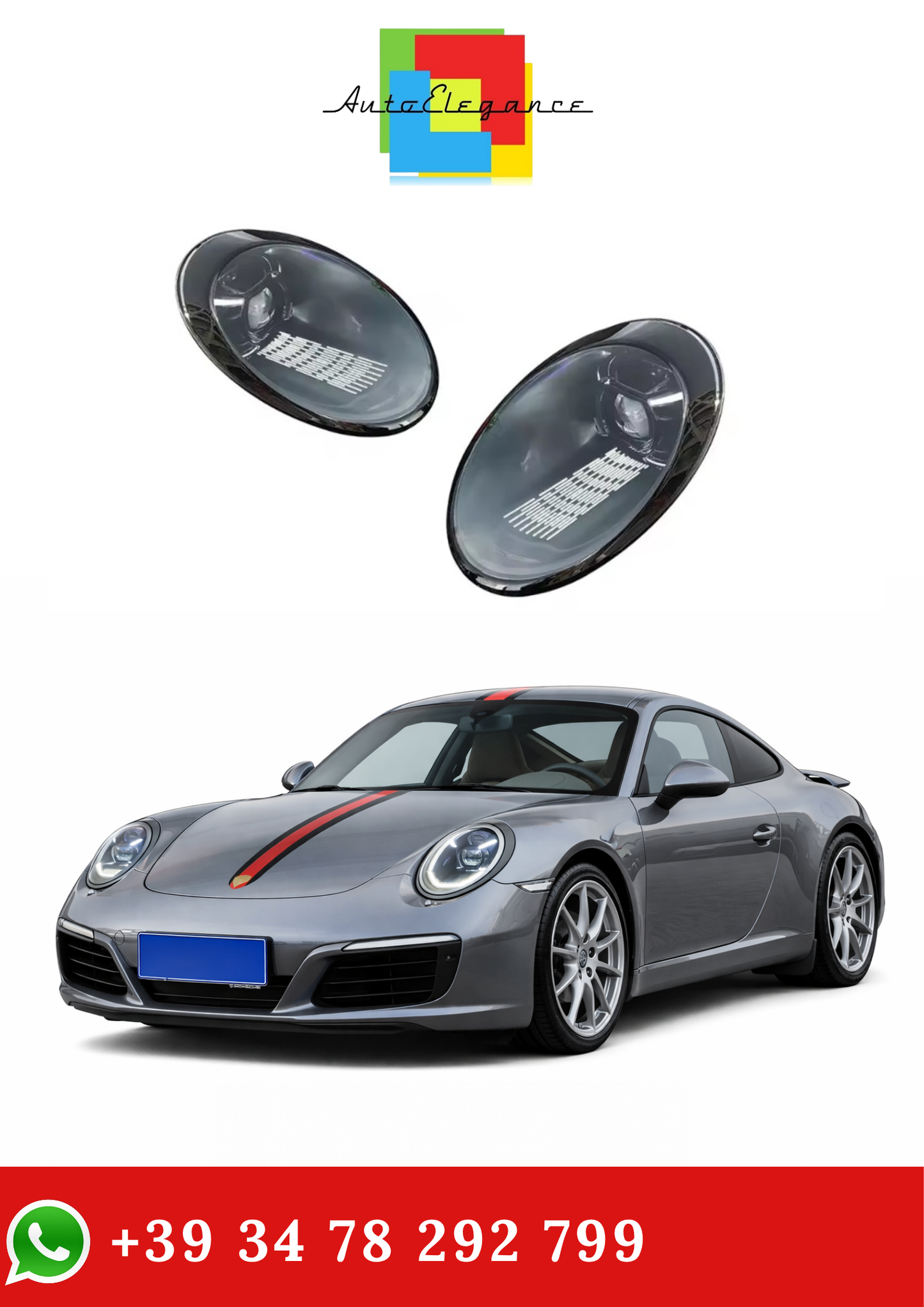 💫Fari Anteriori FULL LED per Porsche 911 997 (2005-2012)💫