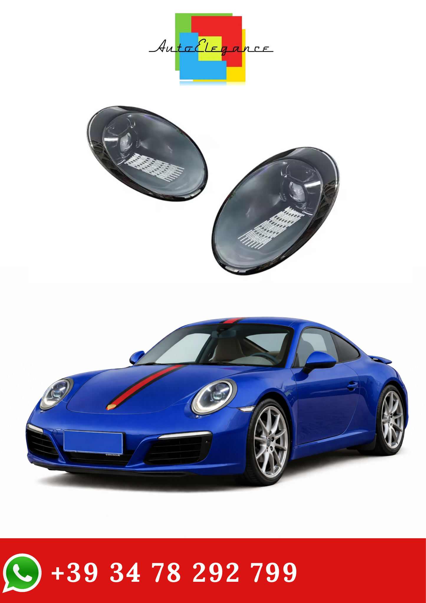 💫Fari Anteriori FULL LED per Porsche 911 997 (2005-2012)💫