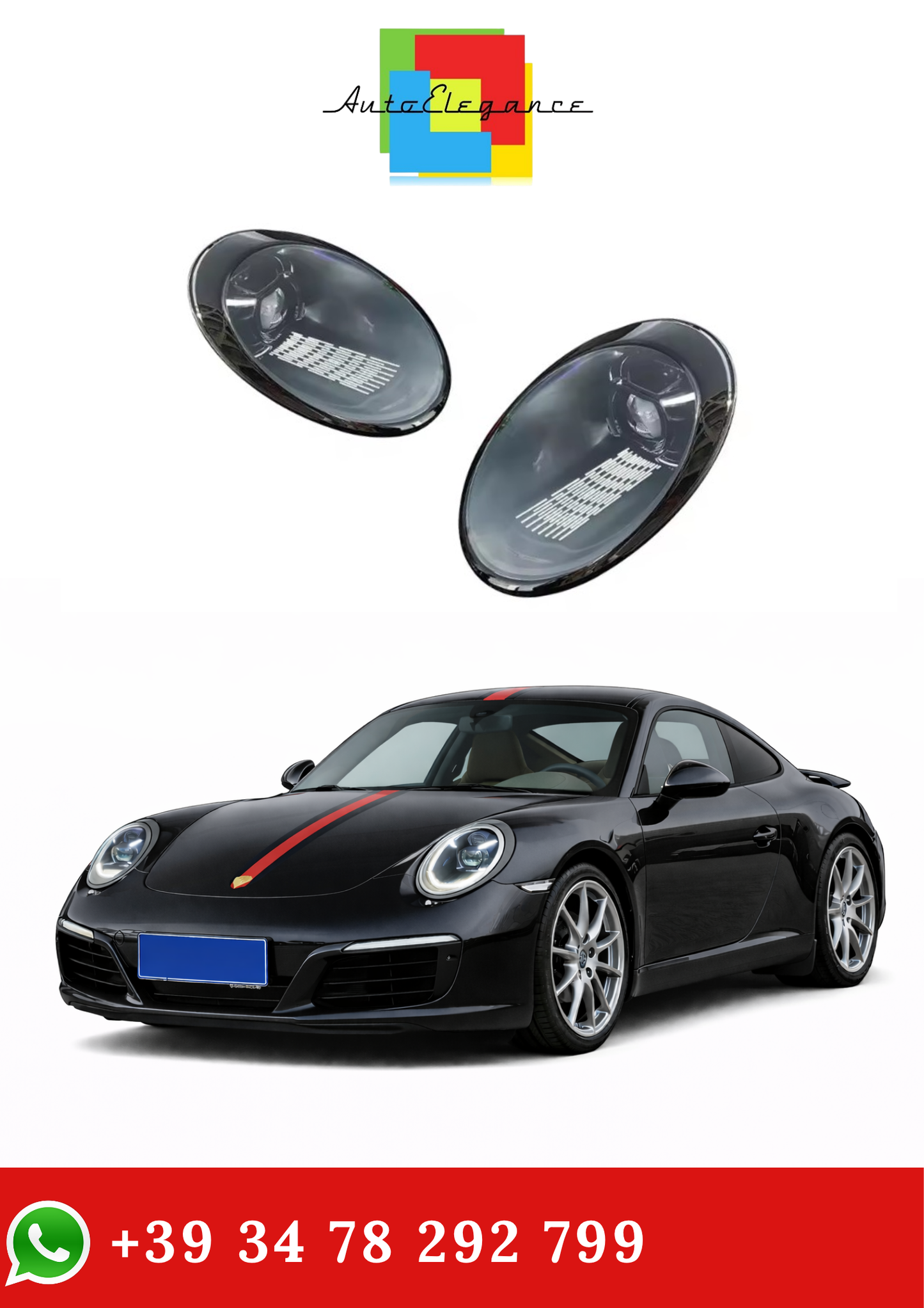💫Fari Anteriori FULL LED per Porsche 911 997 (2005-2012)💫