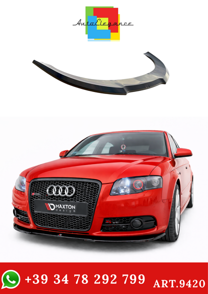 💫ART.9420 Splitter Anteriore per Audi A4 S-Line B7 2004 - 2008 Nero Lucido💫