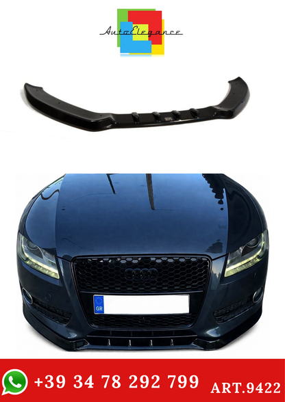 💫ART.9422 Splitter Anteriore per Audi A5 8T 2007-2011 Nero Lucido💫