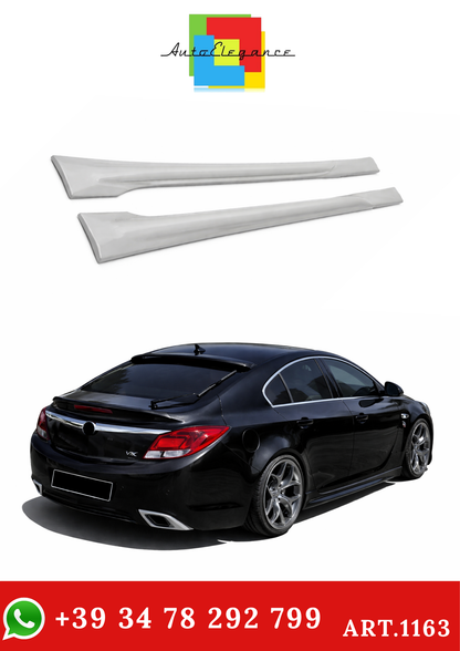 💫ART.1163 MINIGONNE LATERALI LOOK OPC SPORT PER OPEL INSIGNIA 2008-2016💫