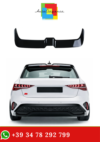💫Spoiler Stile Oettinger per Audi A3 8Y Nero Lucido ABS 2021+💫
