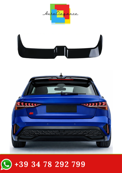💫Spoiler Stile Oettinger per Audi A3 8Y Nero Lucido ABS 2021+💫