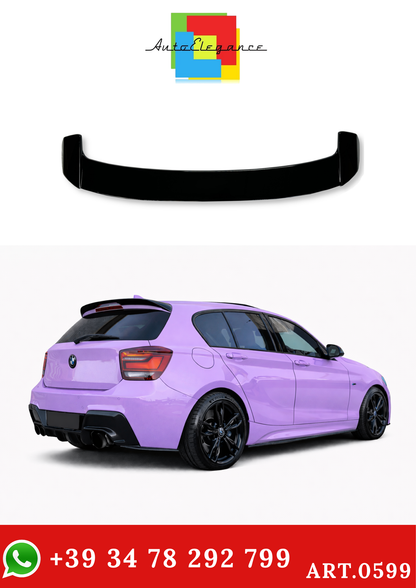 💫ART.0599 Spoiler Posteriore V2 per Bmw  Serie 1 F20 2011-2018 Nero Lucido💫