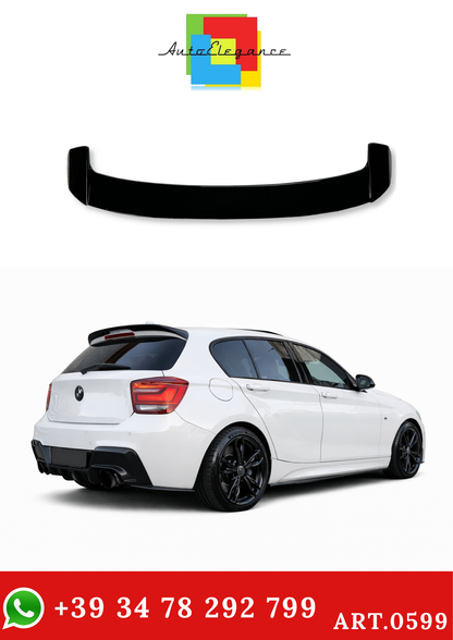 💫ART.0599 Spoiler Posteriore V2 per Bmw  Serie 1 F20 2011-2018 Nero Lucido💫