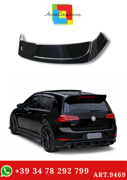💫ART.9469 Spoiler Posteriore Stile Osir in ABS per VW GOLF 8  2020 Nero Lucido💫