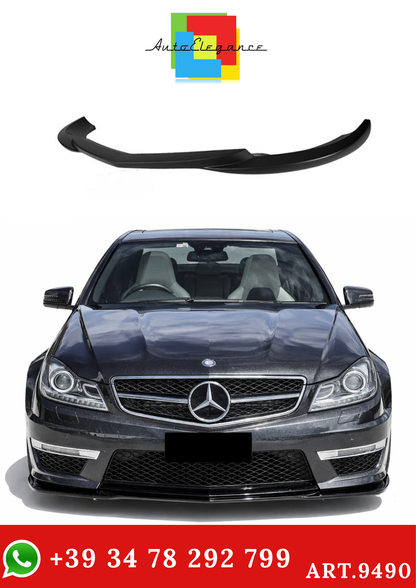 💫ART.9490 Splitter Anteriore Nero Lucido AMG per Classe C W204 2011-2014💫