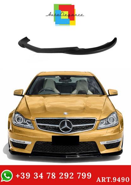 💫ART.9490 Splitter Anteriore Nero Lucido AMG per Classe C W204 2011-2014💫