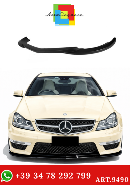 💫ART.9490 Splitter Anteriore Nero Lucido AMG per Classe C W204 2011-2014💫