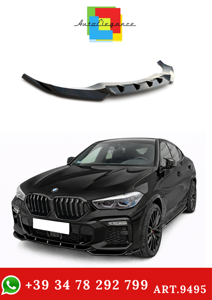 💫ART.9495 Splitter Anteriore V1 per BMW X6 G06 M 2019 +💫