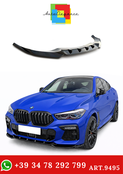 💫ART.9495 Splitter Anteriore V1 per BMW X6 G06 M 2019 +💫