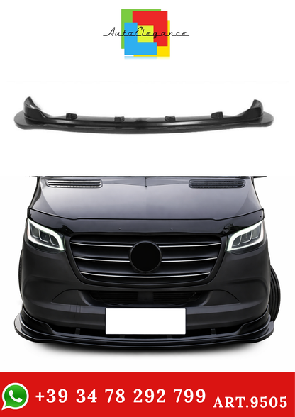 💫ART.9505 Splitter Stile Maxton Nero lucido per Sprinter W907 2019💫