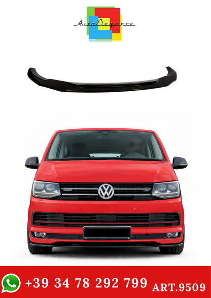 💫ART.9509 Splitter Anteriore Nero Lucido per Transporter T6 2003-2019💫