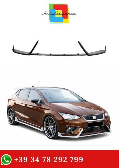 💫Splitter Anteriore Nero Lucido per Seat Ibiza Mk5 2017-💫