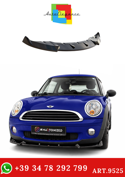 💫ART.9525 Splitter Anteriore Nero Lucido per Mini One R56 2006-2010💫