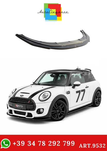💫ART.9532 Splitter Nero Lucido per Mini Cooper S John Cooper Works F56💫