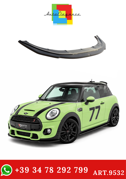 💫ART.9532 Splitter Nero Lucido per Mini Cooper S John Cooper Works F56💫