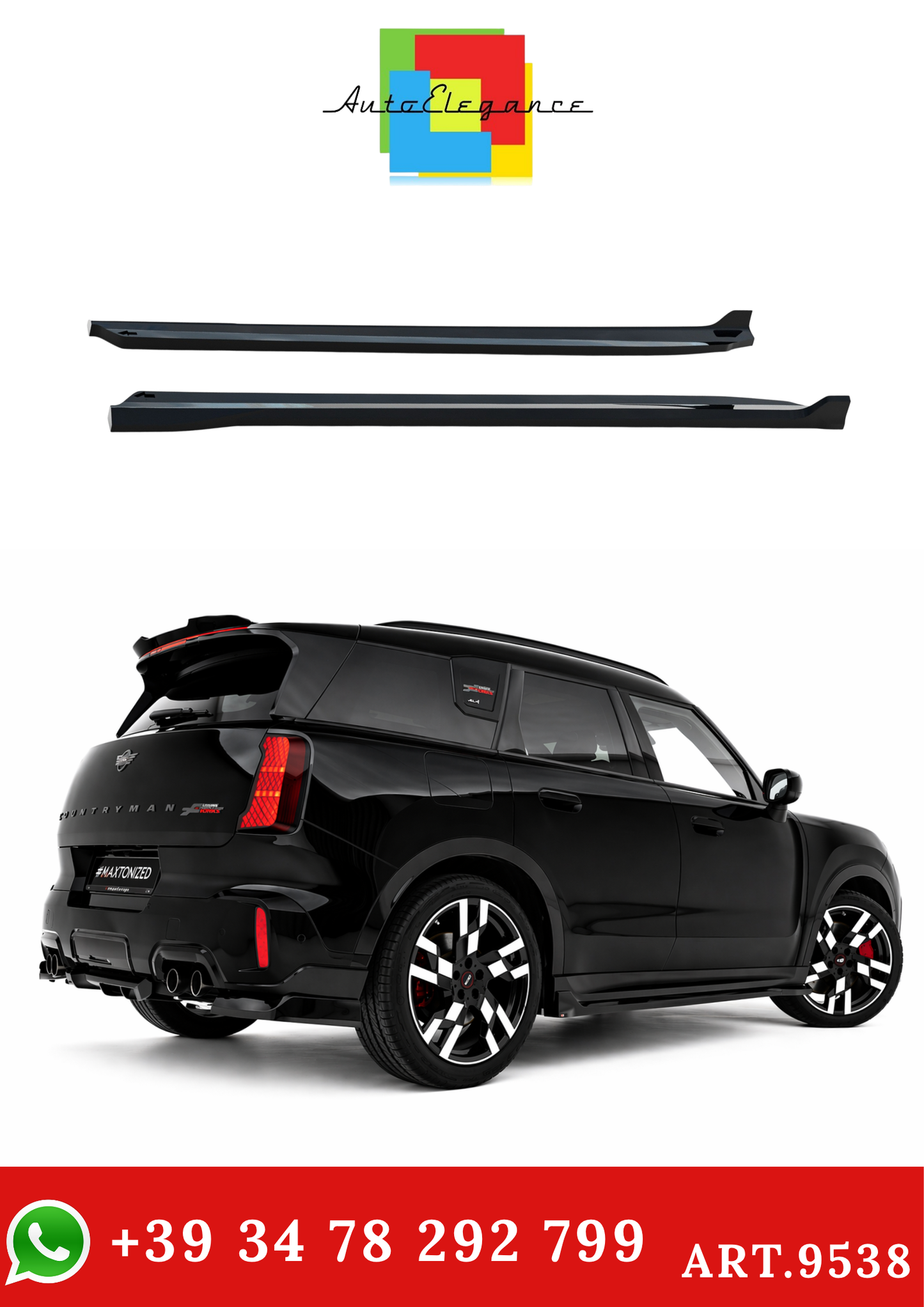💫ART.9538 Sotto Minigonne per Mini Countryman JCW U25  2023 - 💫