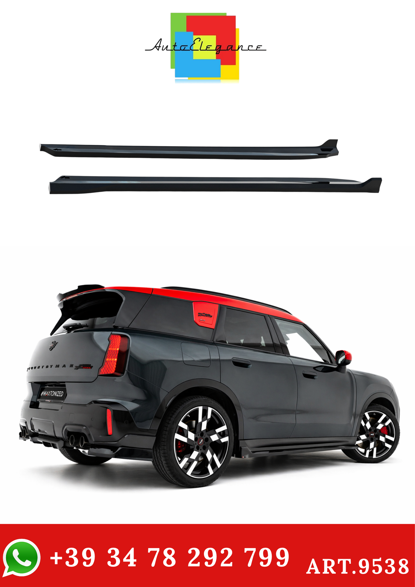 💫ART.9538 Sotto Minigonne per Mini Countryman JCW U25  2023 - 💫