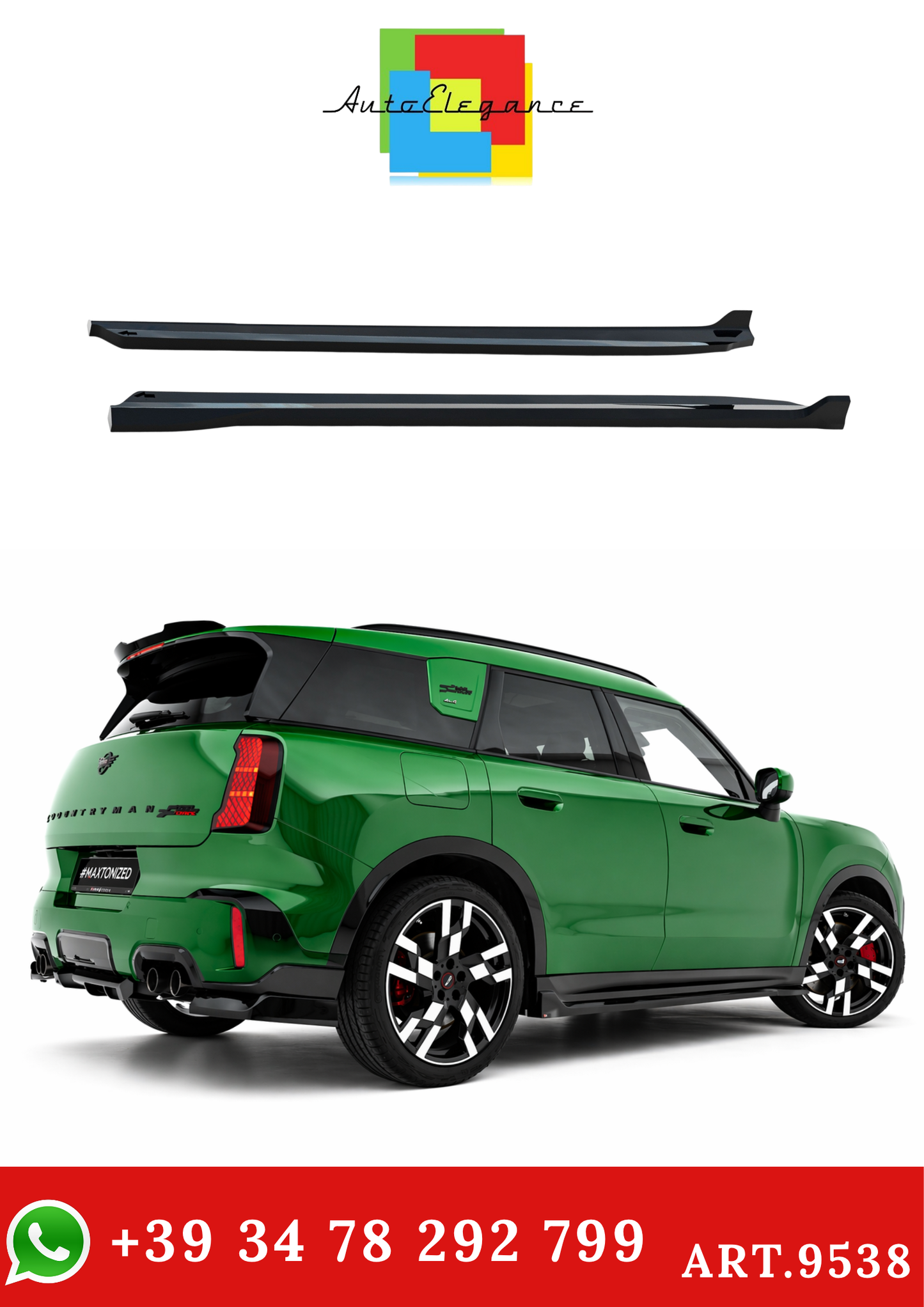 💫ART.9538 Sotto Minigonne per Mini Countryman JCW U25  2023 - 💫