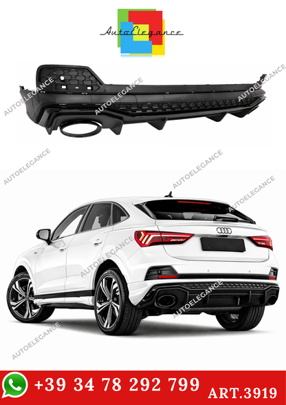 💫ART.3919 Diffusore Audi Q3 F3 Sportback (2019-2023) S-Line look rsq3💫