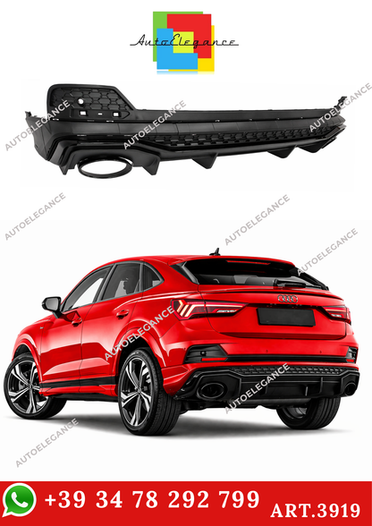 💫ART.3919 Diffusore Audi Q3 F3 Sportback (2019-2023) S-Line look rsq3💫