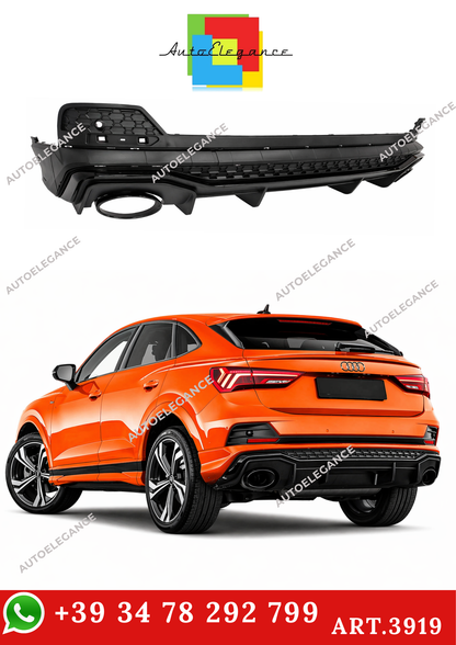 💫ART.3919 Diffusore Audi Q3 F3 Sportback (2019-2023) S-Line look rsq3💫