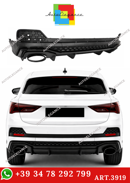 💫ART.3919 Diffusore Audi Q3 F3 Sportback (2019-2023) S-Line look rsq3💫