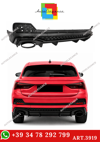 💫ART.3919 Diffusore Audi Q3 F3 Sportback (2019-2023) S-Line look rsq3💫