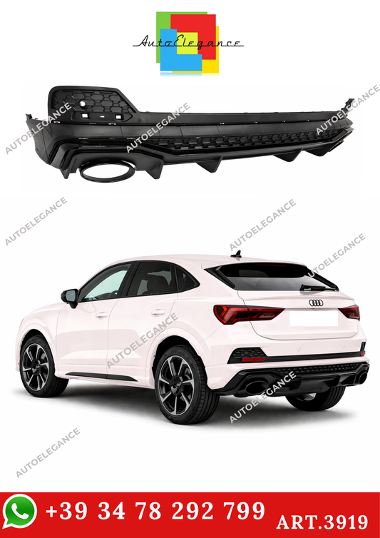 💫ART.3919 Diffusore Audi Q3 F3 Sportback (2019-2023) S-Line look rsq3💫