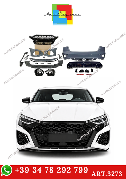 💫ART.3273 Bodykit Audi A3 8Y Sedan 2019-2024 Look RS3💫
