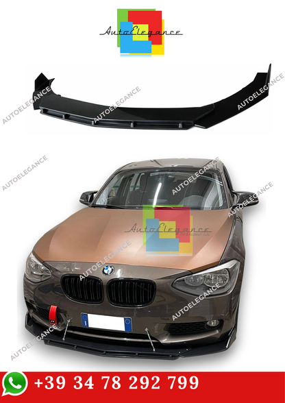 💫SPLITTER ANTERIORE NERO LUCIDO PER BMW SERIE 1 F20 F21 2011-2019💫
