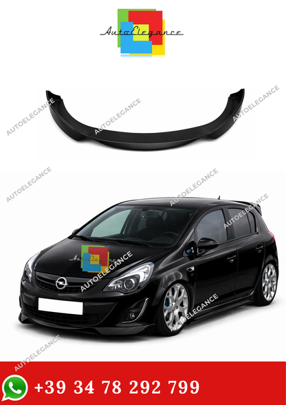 💫SPLITTER ANTERIORE NERO PER OPEL CORSA D RESTYLING OPC LOOK💫