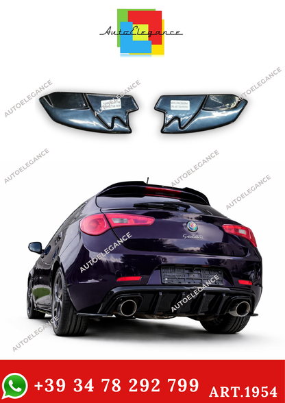 💫ART. 1954 FLAPS POSTERIORE ADATTO PER A.ROMEO GIULIETTA NERO LUCIDO💫