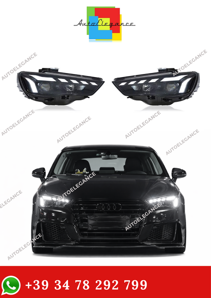 💫Fari Anteriore LED DRL per Audi A3 8V 2013-2016💫