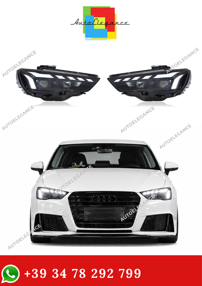 💫Fari Anteriore LED DRL per Audi A3 8V 2013-2016💫