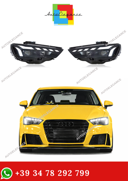 💫Fari Anteriore LED DRL per Audi A3 8V 2013-2016💫