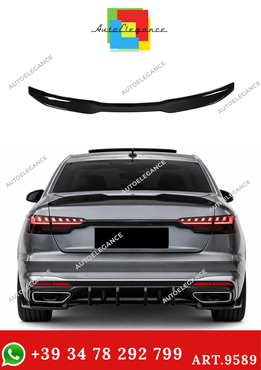 💫ART.9589 Spoiler Posteriore per AUDI A4/A4 S-Line/S4 B9 2015-2024💫