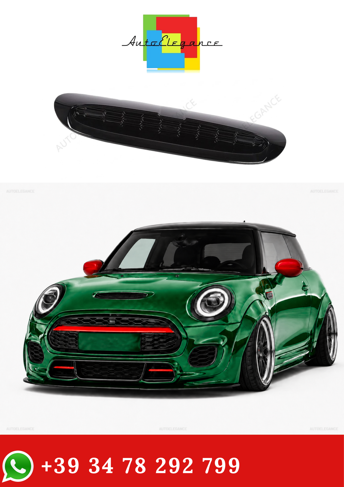 💫Prese d'aria sul Cofano per Mini S JCW F54 F55 F56 F57💫