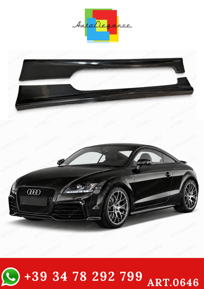 💫ART.0646 MINIGONNE ADATTE PER AUDI TT 8J 2009-2014 LOOK RS (GREZZO)💫