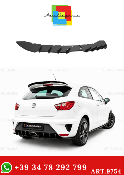 💫ART.9754 DIFFUSORE POSTERIORE SEAT IBIZA 4 SPORT-COUPE  NERO OPACO💫