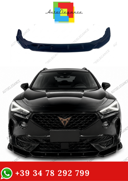 💫Splitter Anteriore Stile Maxton per Cupra Formentor 2020-2024 Nero Lucido💫