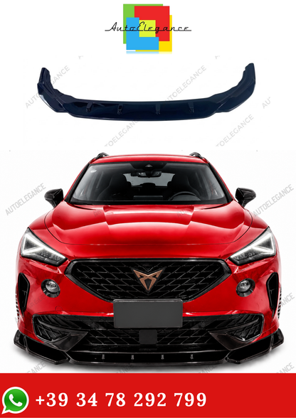 💫Splitter Anteriore Stile Maxton per Cupra Formentor 2020-2024 Nero Lucido💫
