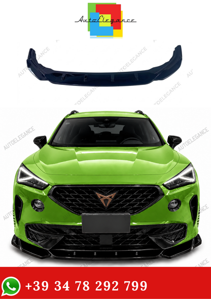 💫Splitter Anteriore Stile Maxton per Cupra Formentor 2020-2024 Nero Lucido💫