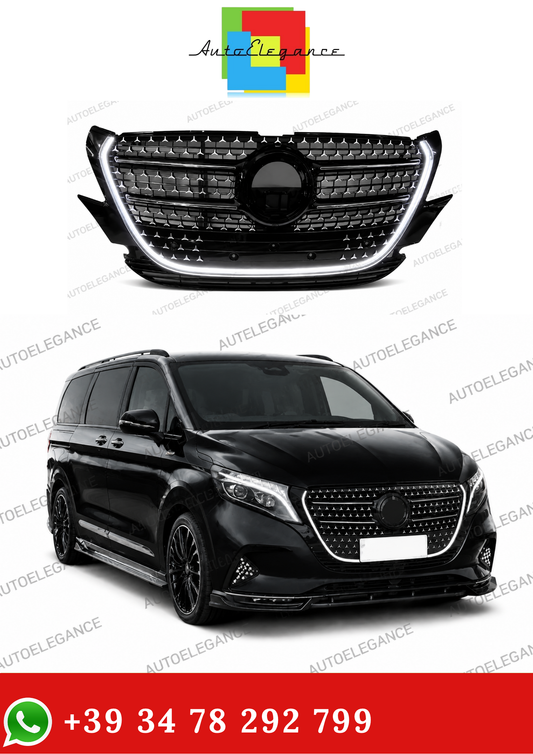 💫Griglia Anteriore Stile M per Mercedes Vito W448 2024+ Pre Facelift💫